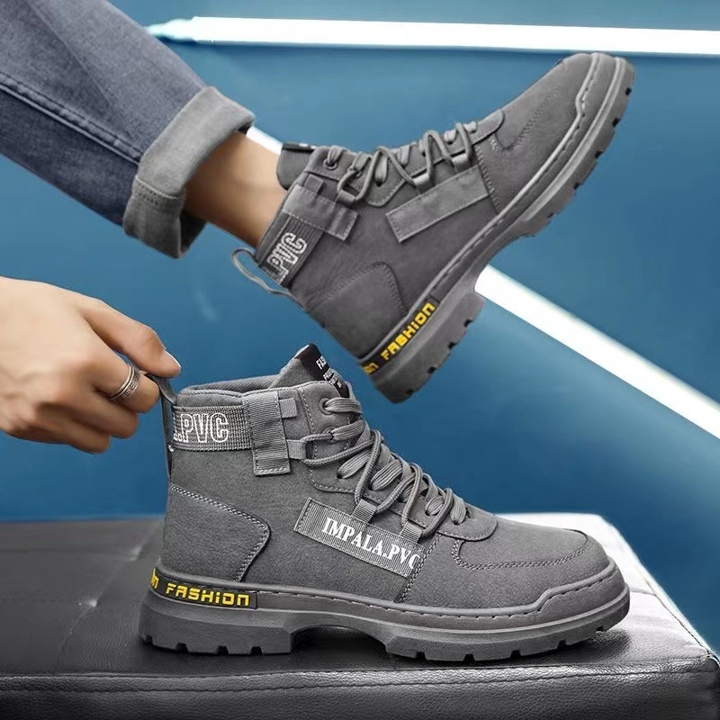 Pánske Martin topánky, PU vrchnok, EVA vložka, guľatý nos, šnúrkové zapínanie, vhodné na jeseň