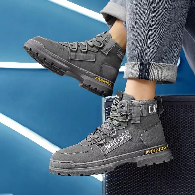 Pánske Martin topánky, PU vrchnok, EVA vložka, guľatý nos, šnúrkové zapínanie, vhodné na jeseň