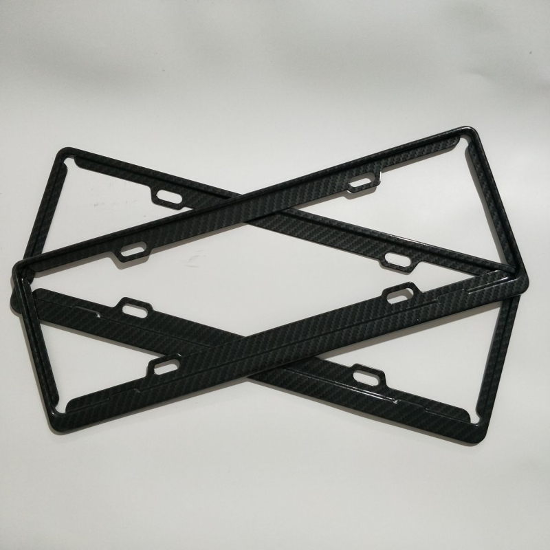 Рамка за регистрационен номер от алуминиева сплав с карбонова текстура (Модел: Aluminum alloy carbon fiber license plate frame; Материал: Aluminum Alloy; Тип: Aluminum alloy carbon fiber license plate frame; Съвместими модели: Всички модели; Марка: Ruixian