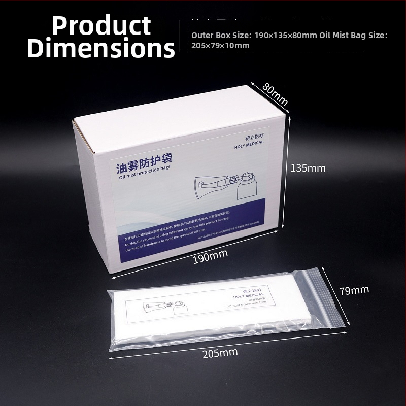 Dantų aliejaus rūko apsauginė pakuotė - sanitarinė izoliacija suaugusiems, grynas turinys 25 g, prekės ženklas Heli, pakuotėje 10 vnt