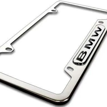 Okvir za registarsku tablicu od nehrđajućeg čelika, model TM-M-012, opći tip, dodatak M-01, Tim Mei