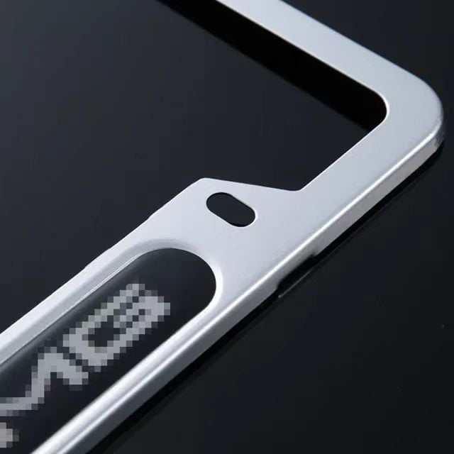 Okvir za registarsku tablicu od nehrđajućeg čelika, model TM-M-012, opći tip, dodatak M-01, Tim Mei