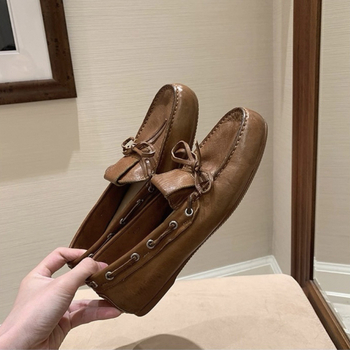Loaferice s okruglim vrhom, gornji dio od mikrovlakana, slip-on, niski ravni potpetica, gumena potplat (okrugli vrh, mikrovlakna, slip-on, niski potpetica, gumena podplat)
