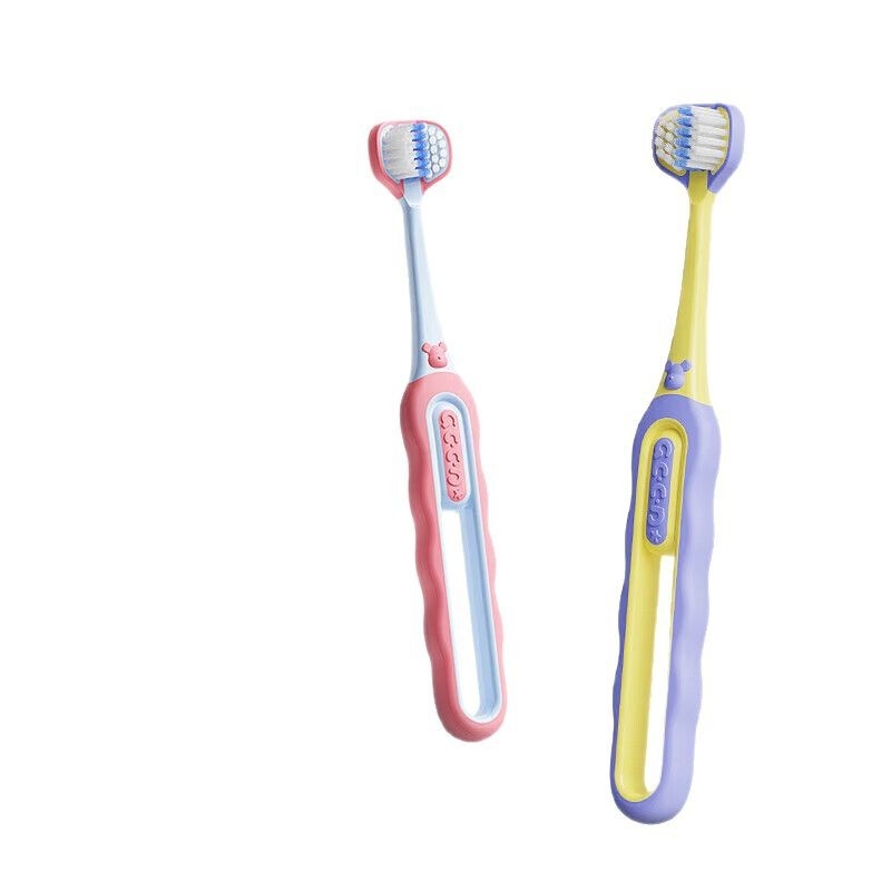 SOAO dječja četkica za zub s tri strane — mekane vlasi, 2-komplet, ručna