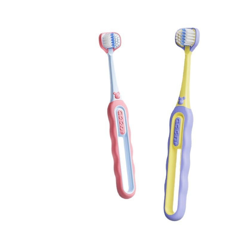 SOAO dječja četkica za zub s tri strane — mekane vlasi, 2-komplet, ručna
