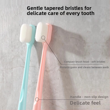Ručna četkica za zube za odrasle s mekanim vlaknima; interdentalno čišćenje; model Toothbrush; pakiranje u cijevi; kutija 1000 kom