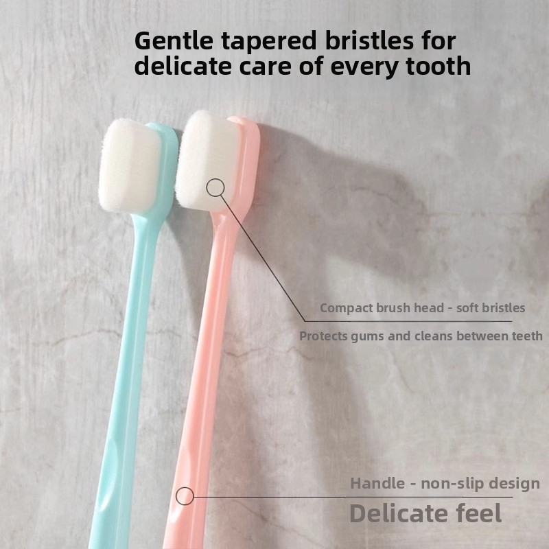 Ručna četkica za zube za odrasle s mekanim vlaknima; interdentalno čišćenje; model Toothbrush; pakiranje u cijevi; kutija 1000 kom