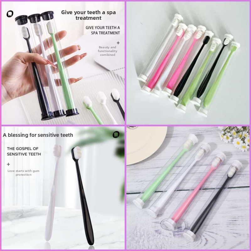 Ručna četkica za zube za odrasle s mekanim vlaknima; interdentalno čišćenje; model Toothbrush; pakiranje u cijevi; kutija 1000 kom