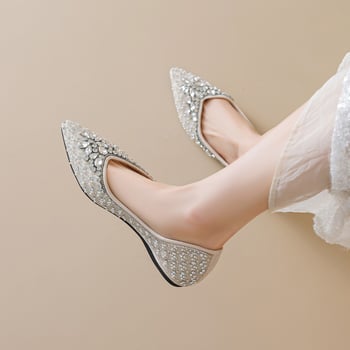 Ženske plosnate cipele s četvrtastim vrhom, gornjište od mikrovlakana, Slip-on, niska peta