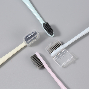 Chiyu CY7628: Ručna zubna četkica za odrasle, 4-komadno pakiranje, s mekanim vlaknima i zaštitnim poklopcem