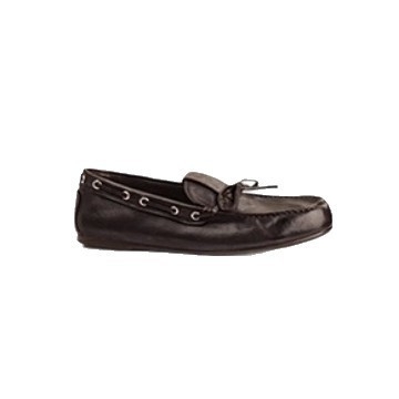 Loafers dama din microfibră, vârf rotund, toc mic, fără șireturi, fundă în formă de fluture