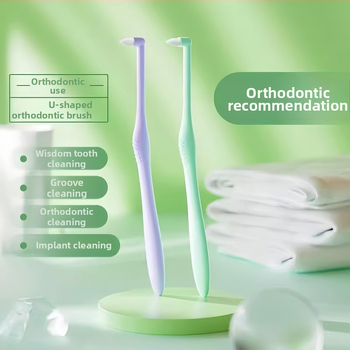 Interdentalna četkica s oštrim glavom od jednog snopa, model 32717, jedno pakiranje, za odrasle, čišćenje, ručno, Cuida