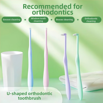 Interdentalna četkica s oštrim glavom od jednog snopa, model 32717, jedno pakiranje, za odrasle, čišćenje, ručno, Cuida