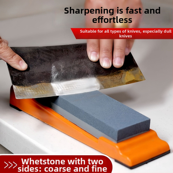 Dvojstranný brúsny kameň na nože a nožnice – korund, brúsenie hrubé aj jemné, leštenie, Kód produktu 32127, Moderný minimalistický štýl
