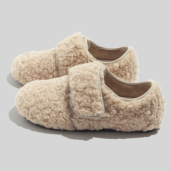 Beier naiste Velcro kingad, fleece vooder, mikrofiiber ülaosa, kummist tald, madal profiil