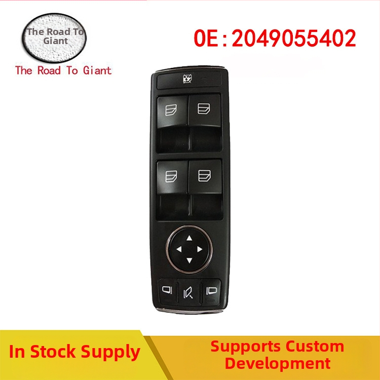 Elektrický hlavný vypínač regulátora okna pre Mercedes W204/W212, 12V, zdvih 7 s, životnosť 12 mesiacov