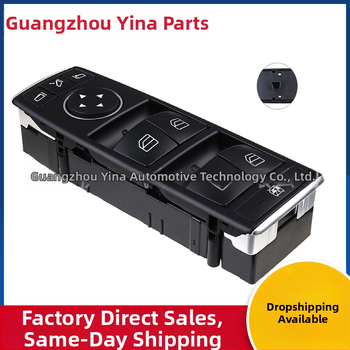 Elektrický hlavný spínač na ovládanie skleneného okna pre Mercedes-Benz W204 – Modely 2128208310, 2049055402, 2129053907; 12V; Materiál: elektronika + plast; Hmotnosť 0,17 kg