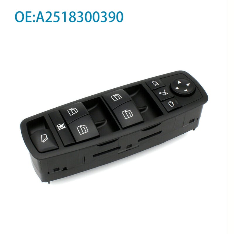 Prekidač za električno podizanje prozora A2518300390 za Mercedes-Benz W164/W251/R350 — Marka GL; Model A2518300390; Odgovarajući modeli: W164, W251, R350