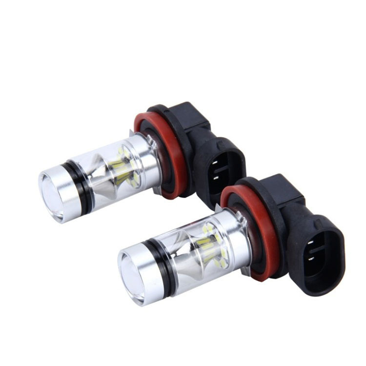 LED hmlové svetlo H7, 100W, 12V, 2000 lm, 6000K, hliníkové puzdro