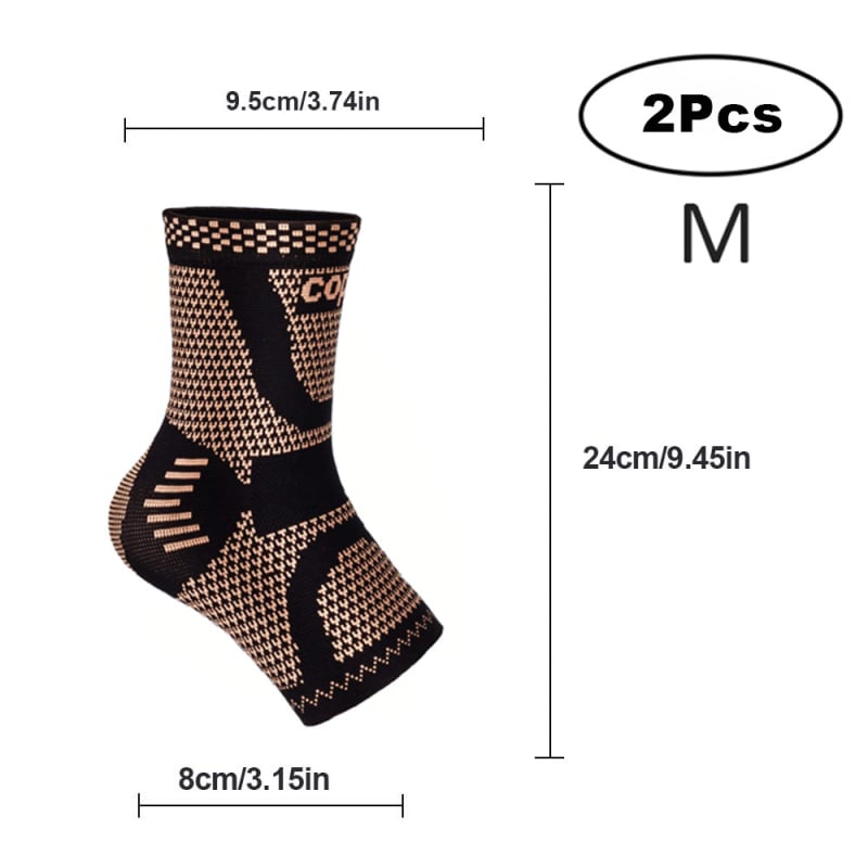 Комплект компресионни протектори за глезени | полиестерно влакно | за възрастни | футбол | Код на продукта JBYA-1569