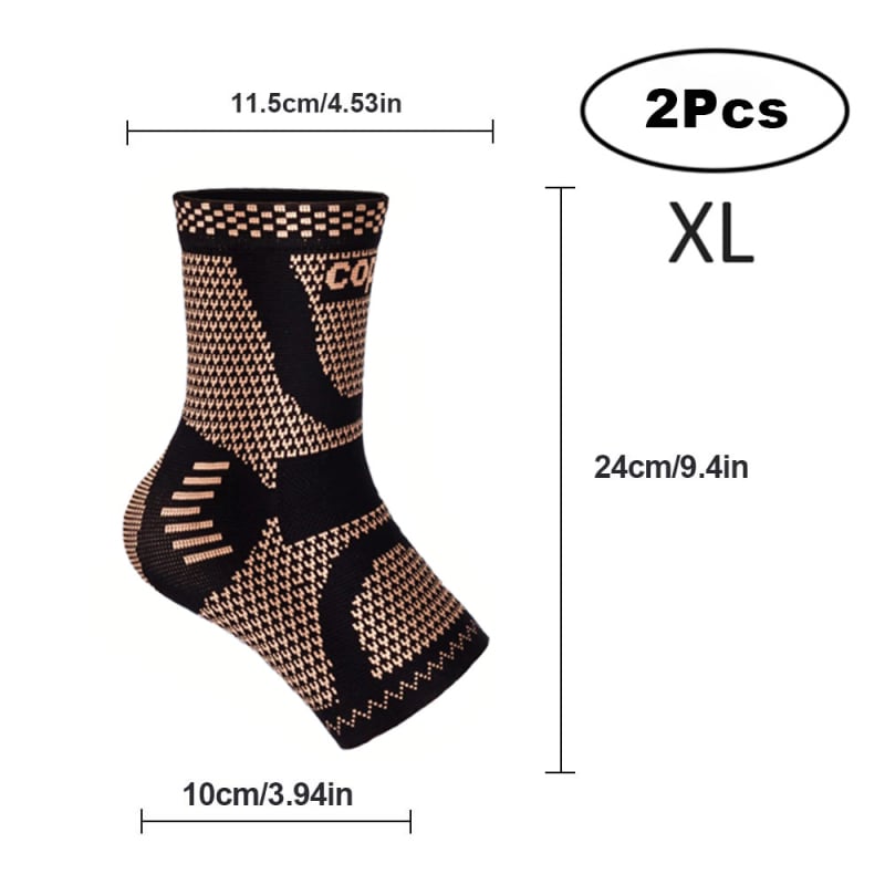 Комплект компресионни протектори за глезени | полиестерно влакно | за възрастни | футбол | Код на продукта JBYA-1569