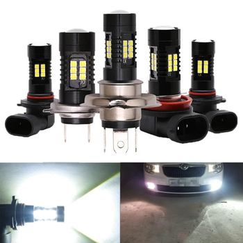 Predné LED hmlové svetlo pre auto, hliníkové puzdro, 12V, 3030 LED, 6000K, kompatibilné s H4/H7/9005/9006