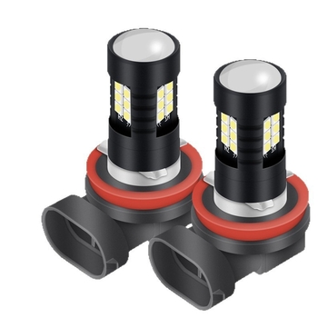 Predné LED hmlové svetlo pre auto, hliníkové puzdro, 12V, 3030 LED, 6000K, kompatibilné s H4/H7/9005/9006