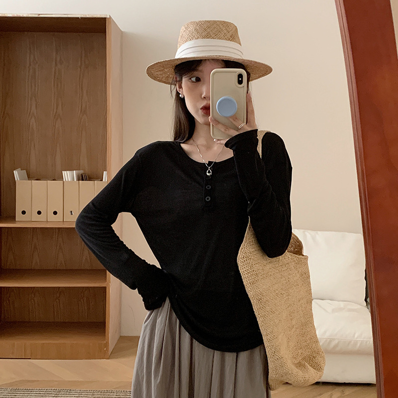 Lyocell Tencel bluza s dugim rukavima, bijela, slobodan kroj, lagan ljetni top s poluotvorenim ovratnikom