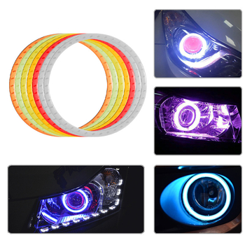 Автомобилни COB ангелски очи дневни светлини - 3W, 12V, 800lm, IP65, 50000 ч.