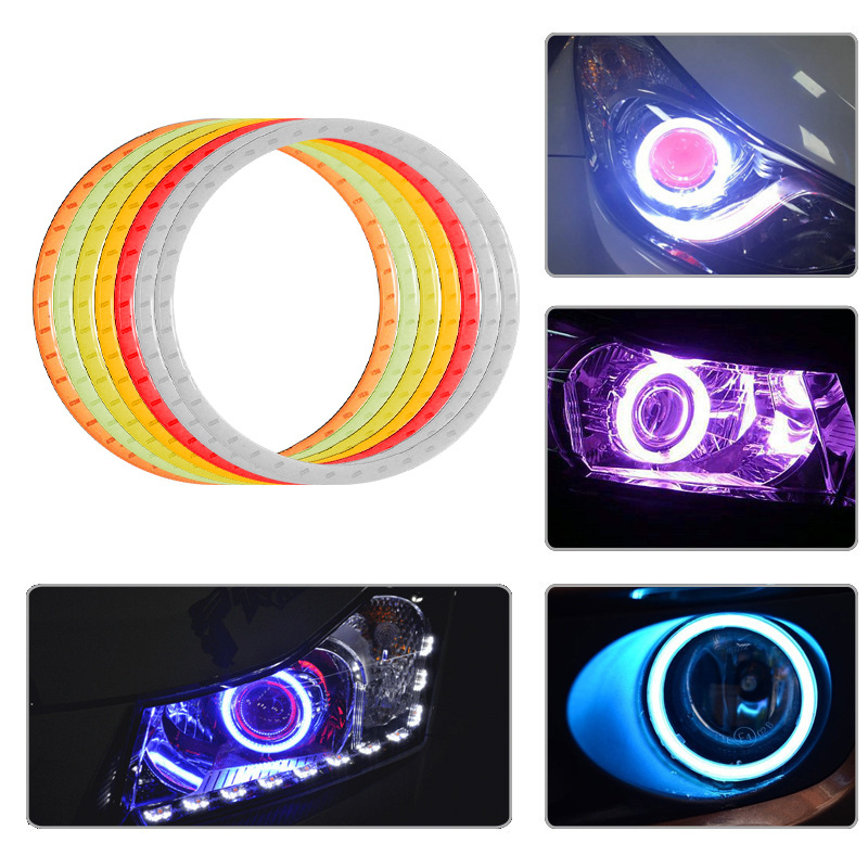 Автомобилни COB ангелски очи дневни светлини - 3W, 12V, 800lm, IP65, 50000 ч.