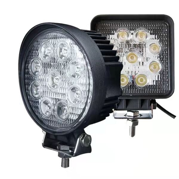 27W LED универсална фара за мотокар, трактор и офроуд превозно средство — 9-38V, 2000 lm, IP68