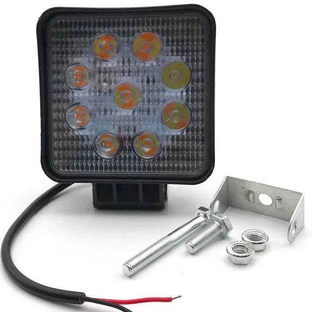 27W LED универсална фара за мотокар, трактор и офроуд превозно средство — 9-38V, 2000 lm, IP68