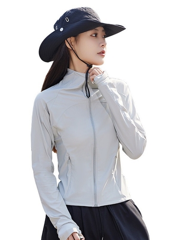 Moteriška lauko striukė su UV apsauga UPF50+, kvėpuojantis nailonas audinys, užtrauktukas