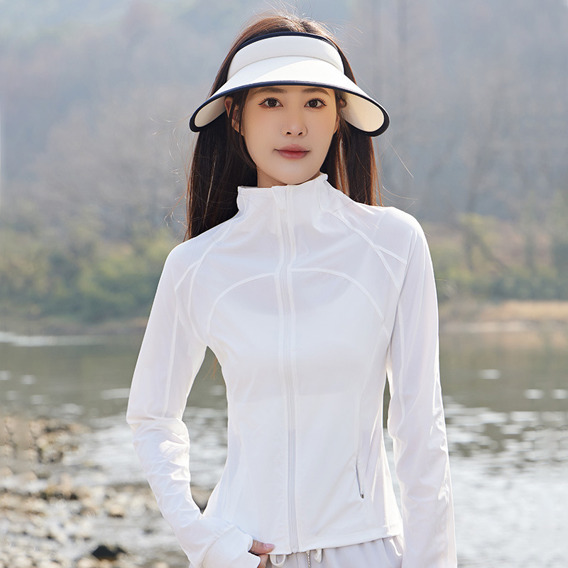 Moteriška lauko striukė su UV apsauga UPF50+, kvėpuojantis nailonas audinys, užtrauktukas