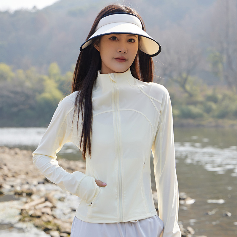 Moteriška lauko striukė su UV apsauga UPF50+, kvėpuojantis nailonas audinys, užtrauktukas