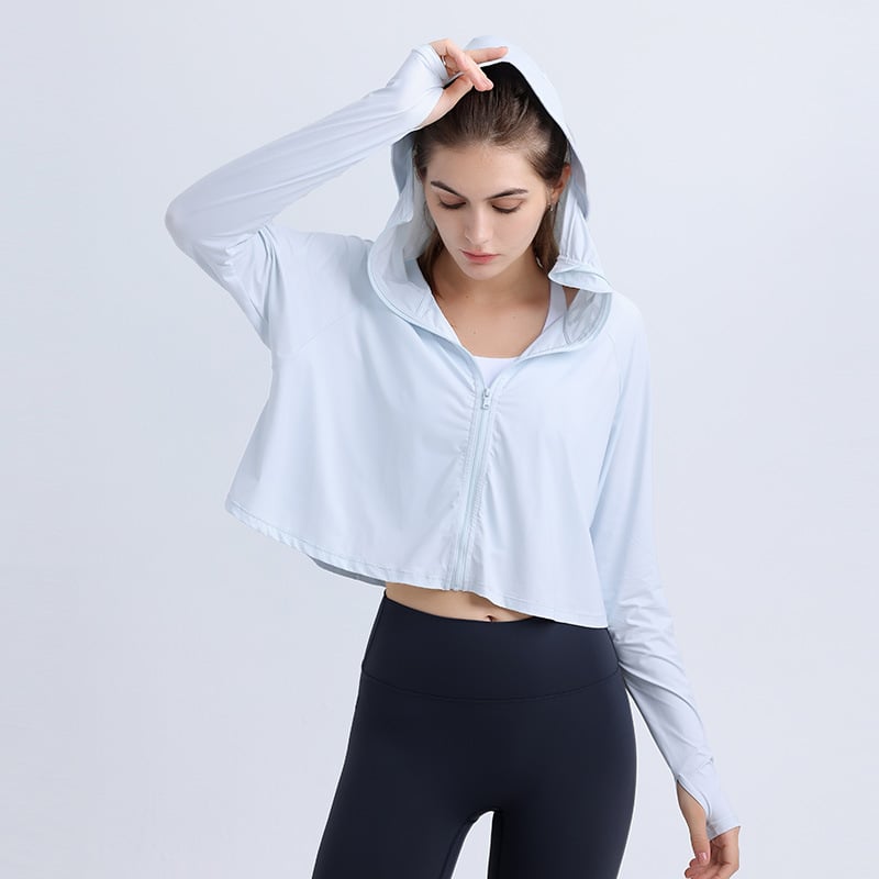 Išorinė vėjo striukė su gobtuvu dviračių sportui, nailono audinys, UPF50+, lengva, vienos spalvos raštas