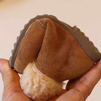 Lányoknak szóló bokacsizma PU felsőrésszel – FC-309, egyszerű stílus, raktáron, Fanka Hao márka, 1–12 éveseknek