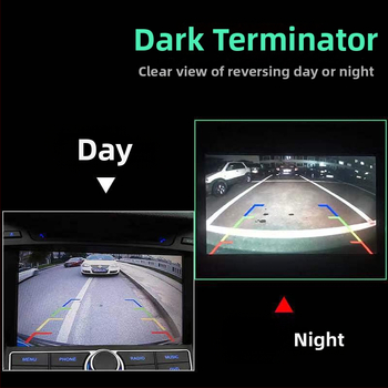 AHD kaamera tagurdusvaatele fisheye objektiiviga, 720P, 12V, 90° reguleeritav nurk, CVBS
