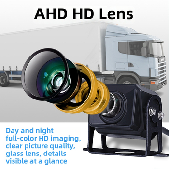 Cúvacia kamera pre nákladné vozidlá a autobusy, 1920x1080 AHD, 12V, 170° uhol záberu, vhodná pre nákladné vozidlá, autobusy a vysokozdvižné vozíky