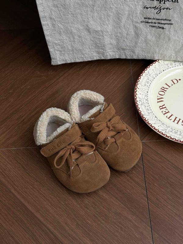 XSHX Retro detské topánky z bavlny - unisex, nízky vrch, zapínanie na suchý zips (Velcro), gumová podrážka, stredná hrúbka, vek 4–12 rokov