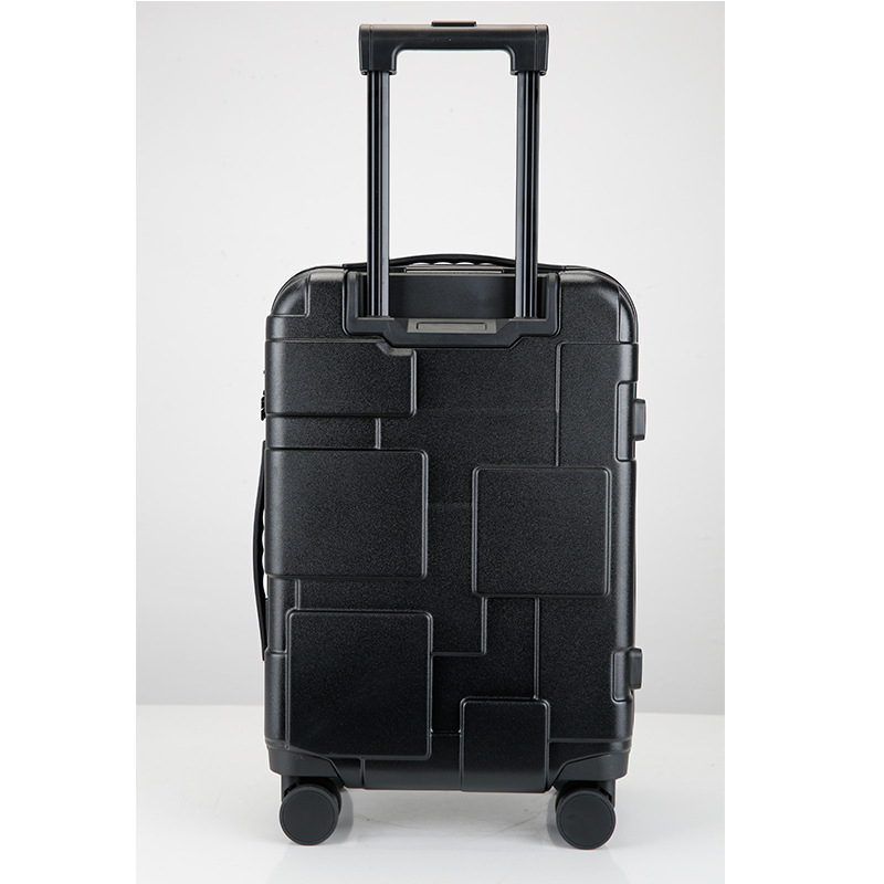 Valiză ABS de 20 inch cu lacăt de parolă, roți universale, închidere cu fermoar, extensibilă