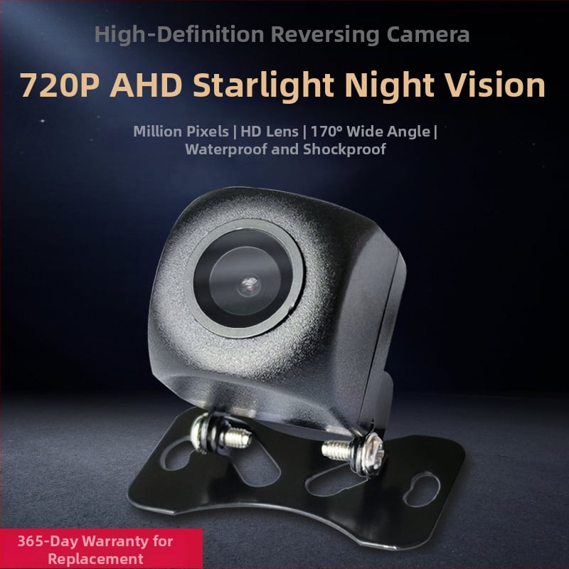 AHD autozadná kamera, rozlíšenie 1280x720, 170° uhol záberu, 12V napájanie, AV výstup