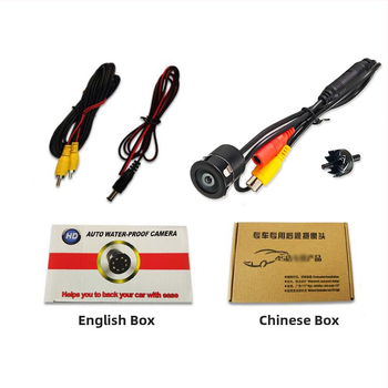 Auto spätná kamera - HD 720P (AHD), nočné videnie, nepremokavá, široký uhol 170°, napájanie 12V