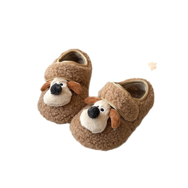 Slatke crtice štene u Birkenstock stilu, plišana podstava i mekana potplata, topli zimski cipele za djevojčice