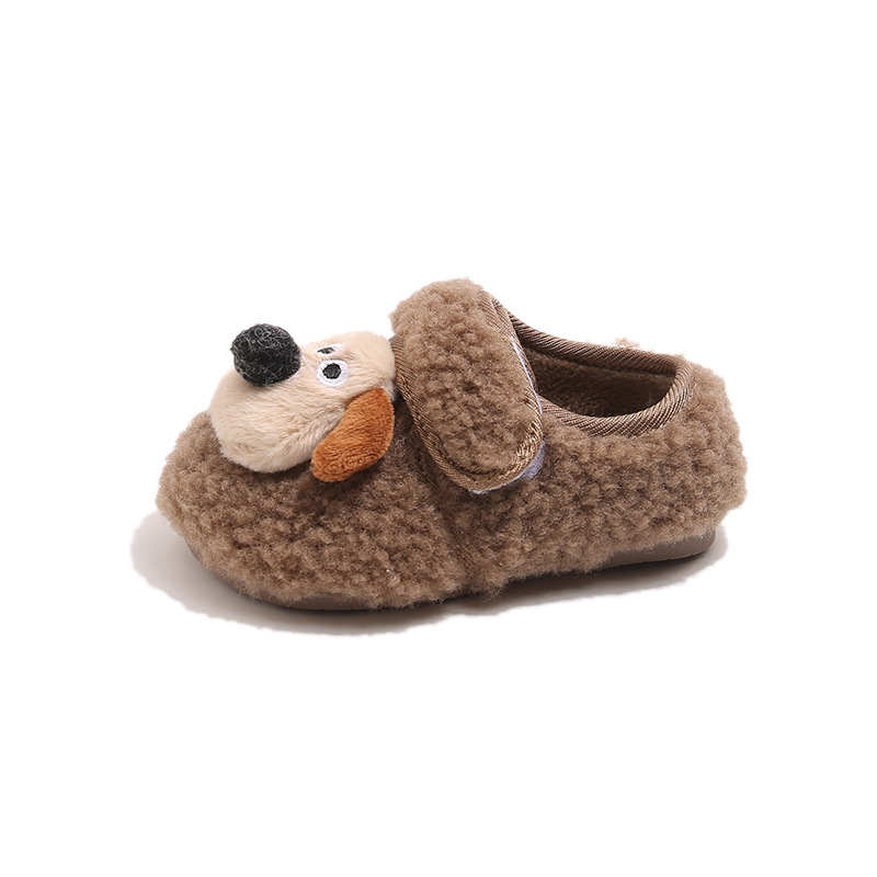 Slatke crtice štene u Birkenstock stilu, plišana podstava i mekana potplata, topli zimski cipele za djevojčice