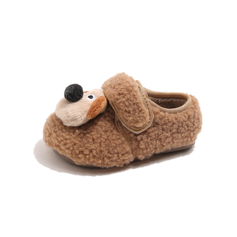 Slatke crtice štene u Birkenstock stilu, plišana podstava i mekana potplata, topli zimski cipele za djevojčice