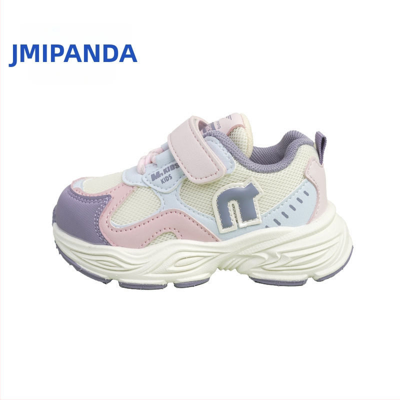 Jimmy Bear Jesenske tenisice za djecu 4–6 godina, gornji dio od umjetne kože, EVA đon, Velcro kopča, prugasti uzorak