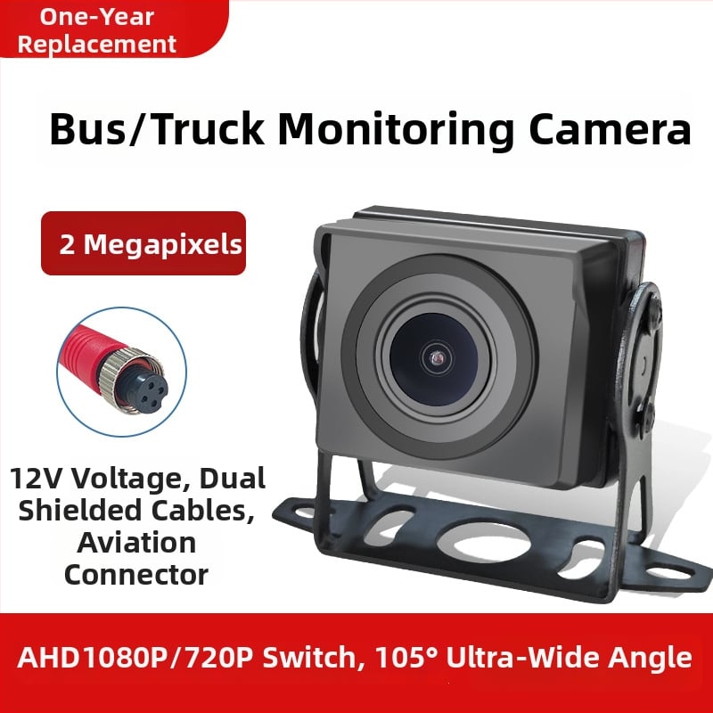 Cúvacia kamera pre nákladné auto a autobus – 1080P/720P, 170° uhol, farebná nočná vízia, AV video, 12V
