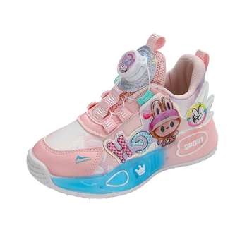 Svjetleće tenisice za djevojčice Cartoon Paradise, gornji dio od sintetičke kože, EVA potplat, protuklizne, lagane, za sve sezone