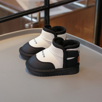 Detské členkové topánky (syntetická koža, kórejský štýl, vek 1–3 rokov)